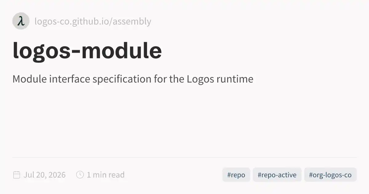 logos-module
